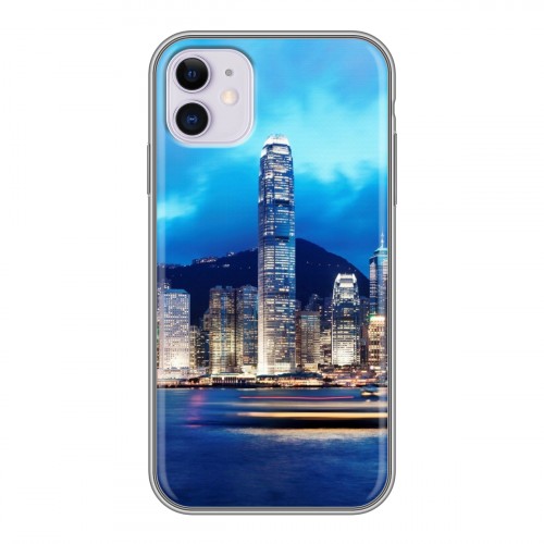 Дизайнерский силиконовый чехол для Iphone 11 Гонконг