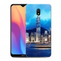 Дизайнерский силиконовый с усиленными углами чехол для Xiaomi RedMi 8A Гонконг