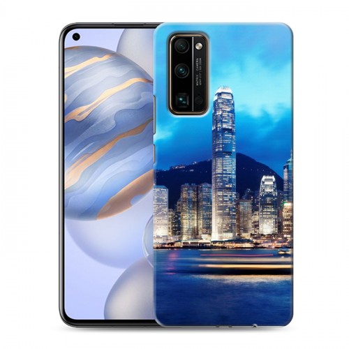 Дизайнерский силиконовый с усиленными углами чехол для Huawei Honor 30 Гонконг