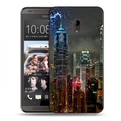 Дизайнерский пластиковый чехол для HTC Desire 700 Гонконг