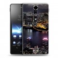 Дизайнерский пластиковый чехол для Sony Xperia TX Гонконг