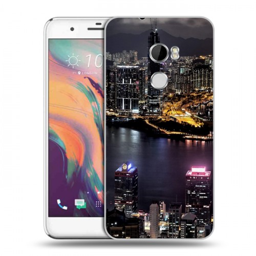Дизайнерский пластиковый чехол для HTC One X10 Гонконг