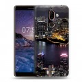 Дизайнерский пластиковый чехол для Nokia 7 Plus Гонконг