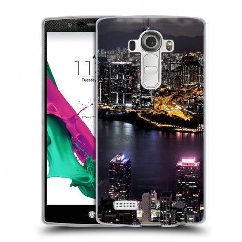 Дизайнерский силиконовый чехол для LG G4 Гонконг