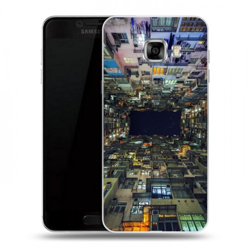 Дизайнерский пластиковый чехол для Samsung Galaxy C5 Гонконг