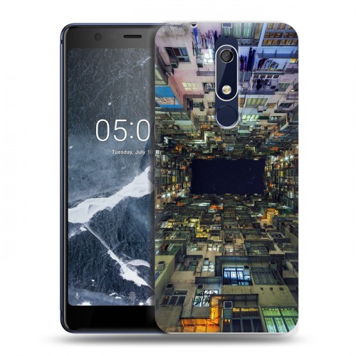 Дизайнерский пластиковый чехол для Nokia 5.1 Гонконг