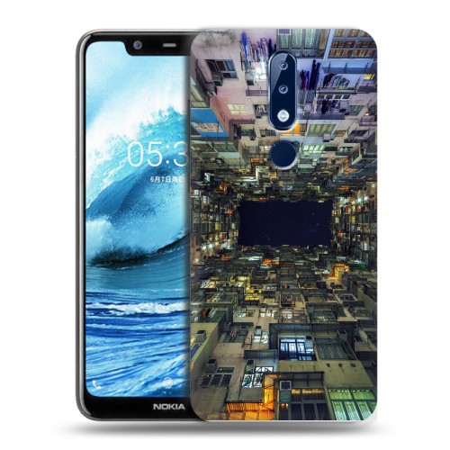 Дизайнерский силиконовый чехол для Nokia 5.1 Plus Гонконг