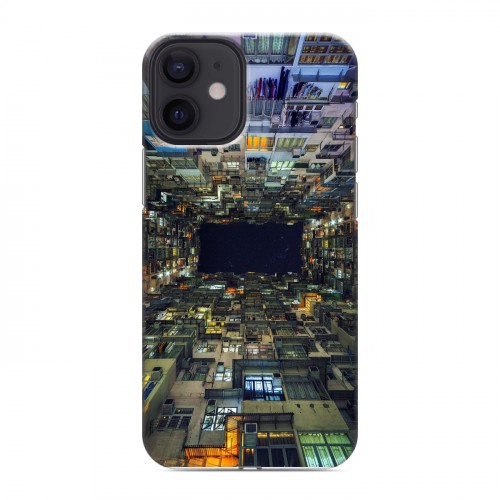 Дизайнерский пластиковый чехол для Iphone 12 Mini Гонконг