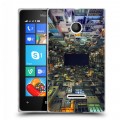 Дизайнерский пластиковый чехол для Microsoft Lumia 435 Гонконг