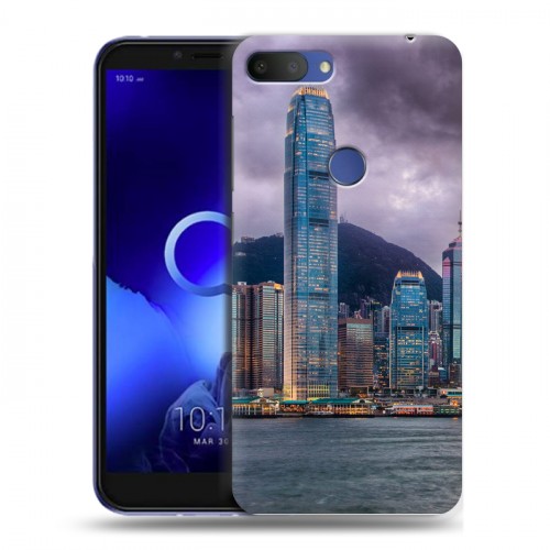Дизайнерский пластиковый чехол для Alcatel 1S (2019) Гонконг
