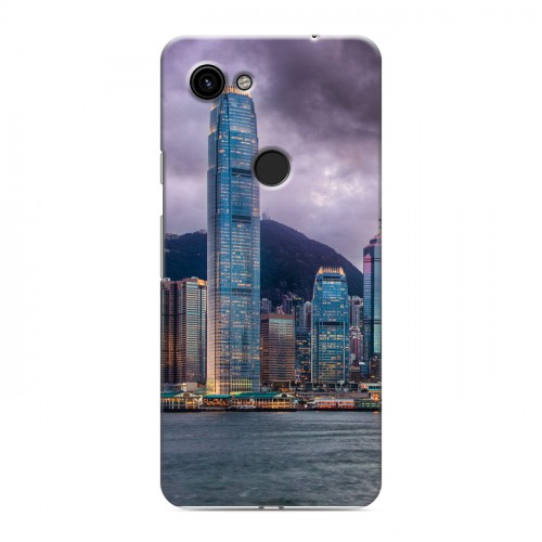Дизайнерский пластиковый чехол для Google Pixel 3a Гонконг