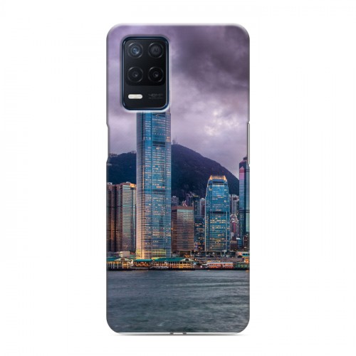 Дизайнерский силиконовый с усиленными углами чехол для Realme Narzo 30 5G Гонконг