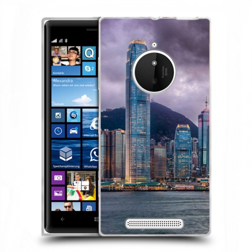 Дизайнерский пластиковый чехол для Nokia Lumia 830 Гонконг