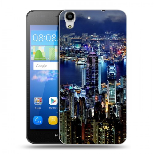 Дизайнерский пластиковый чехол для Huawei Y6 Гонконг