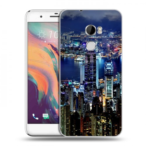 Дизайнерский пластиковый чехол для HTC One X10 Гонконг