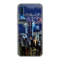 Дизайнерский силиконовый с усиленными углами чехол для Samsung Galaxy A50 Гонконг