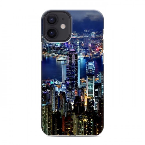 Дизайнерский силиконовый с усиленными углами чехол для Iphone 12 Mini Гонконг