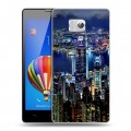 Дизайнерский силиконовый чехол для Huawei Honor 3 Гонконг