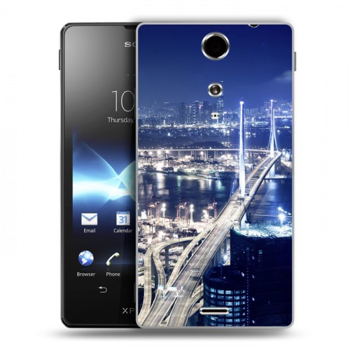 Дизайнерский пластиковый чехол для Sony Xperia TX Гонконг