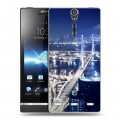 Дизайнерский пластиковый чехол для Sony Xperia S Гонконг