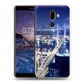 Дизайнерский пластиковый чехол для Nokia 7 Plus Гонконг