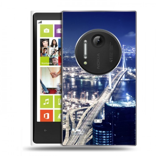 Дизайнерский пластиковый чехол для Nokia Lumia 1020 Гонконг