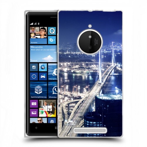 Дизайнерский пластиковый чехол для Nokia Lumia 830 Гонконг