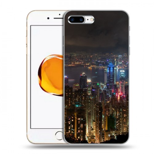 Дизайнерский силиконовый чехол для Iphone 7 Plus / 8 Plus Гонконг