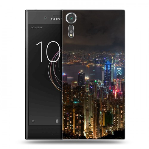 Дизайнерский пластиковый чехол для Sony Xperia XZs Гонконг