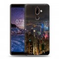 Дизайнерский пластиковый чехол для Nokia 7 Plus Гонконг