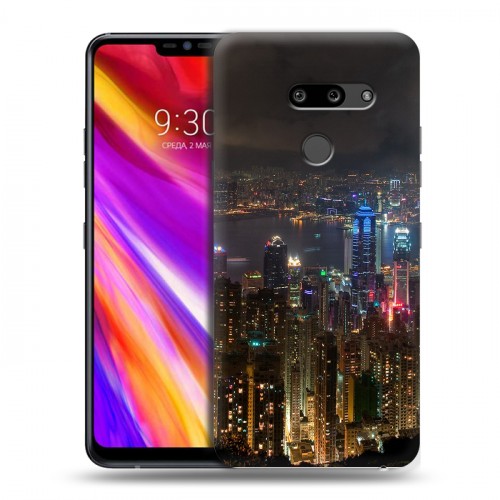 Дизайнерский пластиковый чехол для LG G8 ThinQ Гонконг