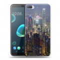 Дизайнерский силиконовый чехол для HTC Desire 12 Plus Гонконг