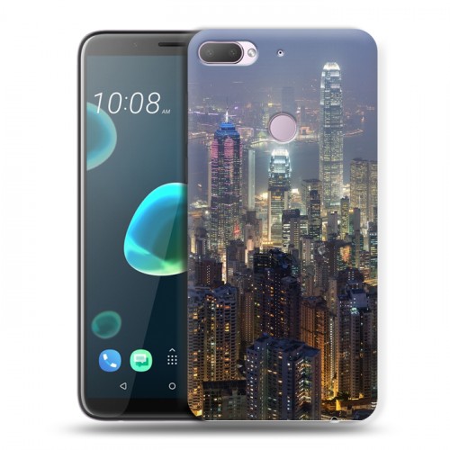 Дизайнерский пластиковый чехол для HTC Desire 12 Plus Гонконг