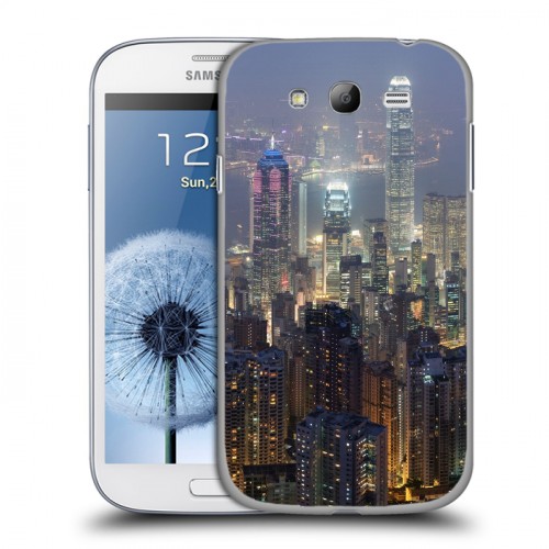 Дизайнерский пластиковый чехол для Samsung Galaxy Grand Гонконг