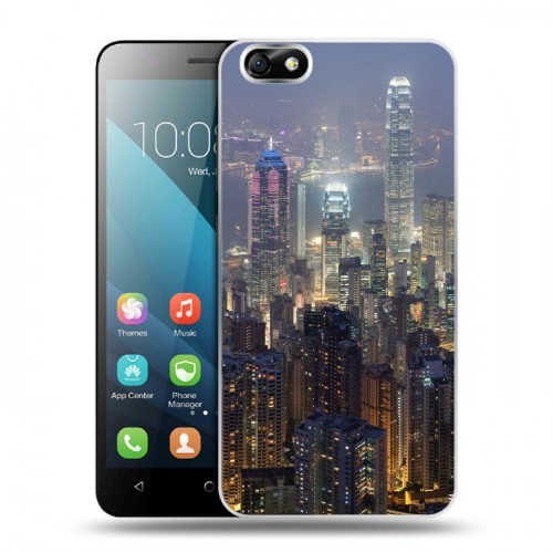 Дизайнерский пластиковый чехол для Huawei Honor 4X Гонконг