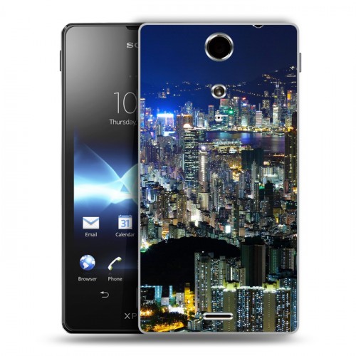 Дизайнерский пластиковый чехол для Sony Xperia TX Гонконг