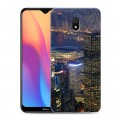 Дизайнерский силиконовый с усиленными углами чехол для Xiaomi RedMi 8A Гонконг