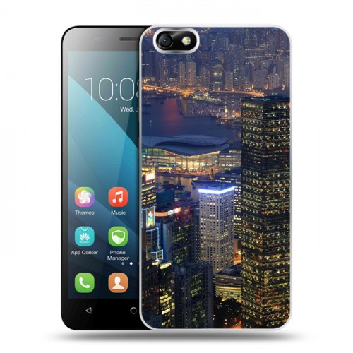 Дизайнерский пластиковый чехол для Huawei Honor 4X Гонконг