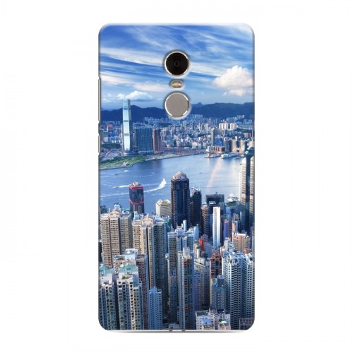 Дизайнерский силиконовый чехол для Xiaomi RedMi Note 4 Гонконг