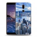 Дизайнерский пластиковый чехол для Nokia 7 Plus Гонконг