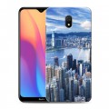 Дизайнерский силиконовый с усиленными углами чехол для Xiaomi RedMi 8A Гонконг