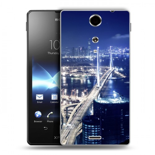 Дизайнерский пластиковый чехол для Sony Xperia TX Гонконг