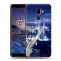 Дизайнерский пластиковый чехол для Nokia 7 Plus Гонконг