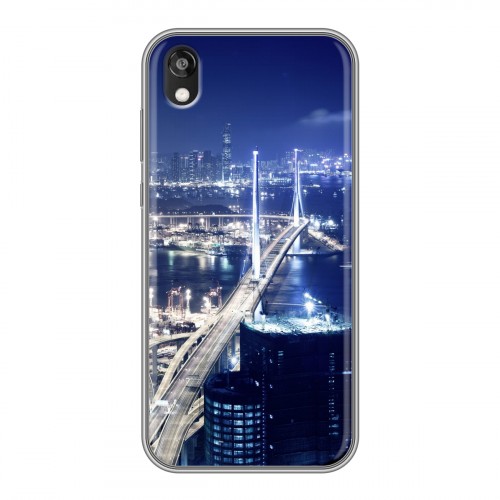 Дизайнерский силиконовый с усиленными углами чехол для Huawei Honor 8s Гонконг