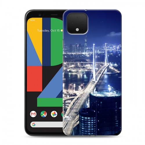 Дизайнерский пластиковый чехол для Google Pixel 4 Гонконг