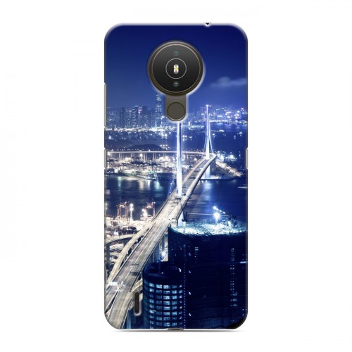 Дизайнерский силиконовый с усиленными углами чехол для Nokia 1.4 Гонконг