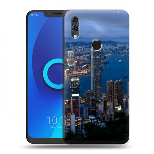 Дизайнерский силиконовый чехол для Alcatel 5V Гонконг