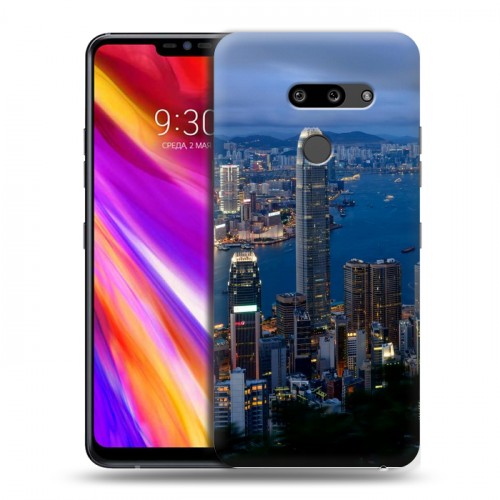 Дизайнерский пластиковый чехол для LG G8 ThinQ Гонконг