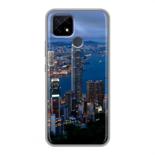 Дизайнерский силиконовый чехол для Realme C21 Гонконг