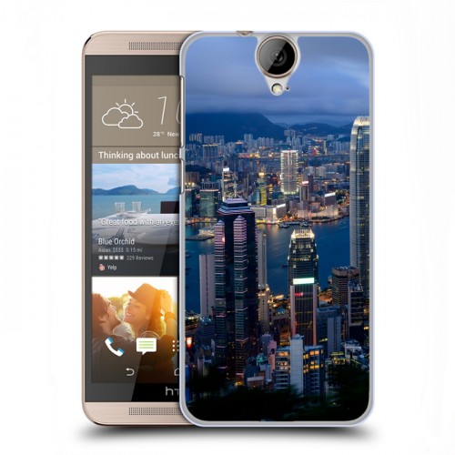 Дизайнерский пластиковый чехол для HTC One E9+ Гонконг